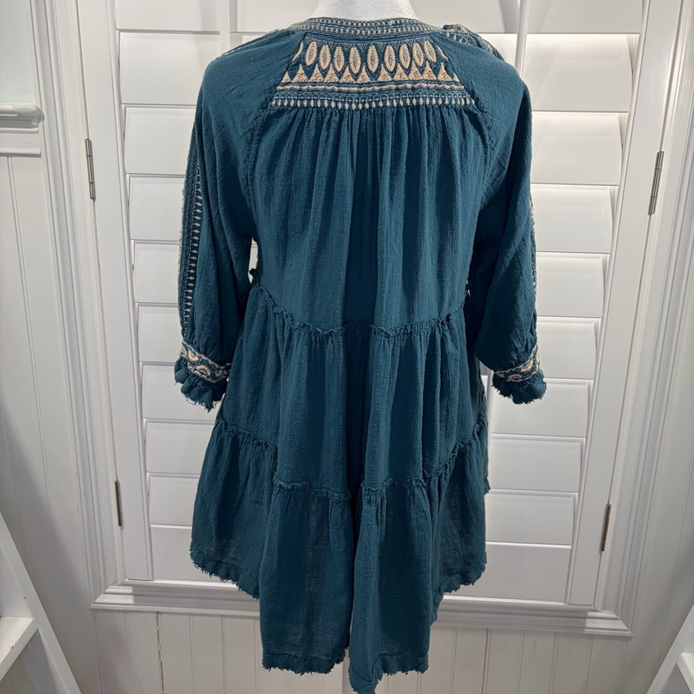 Free People Dreamweaver Embroidered Tunic - Picture 5 of 11